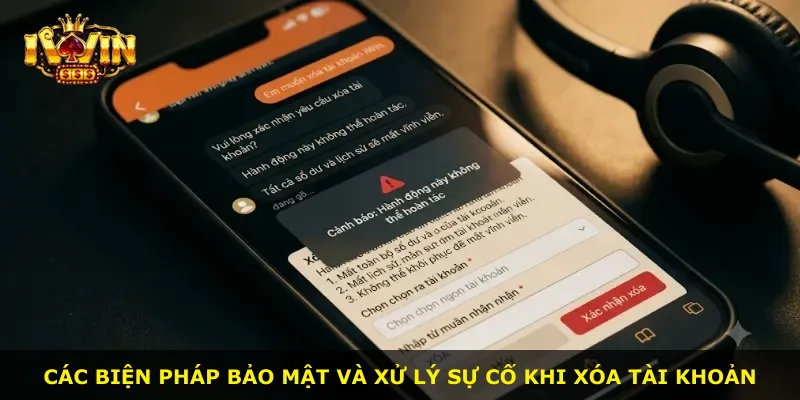 Các biện pháp bảo mật và xử lý sự cố khi xóa tài khoản