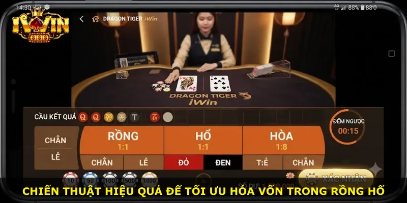 Chiến thuật hiệu quả để tối ưu hóa vốn trong Rồng Hổ
