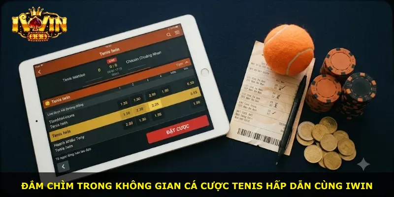 Đắm chìm trong không gian cá cược Tenis hấp dẫn cùng iWin
