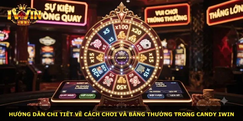 Hướng dẫn chi tiết về cách chơi và bảng thưởng trong Candy Iwin