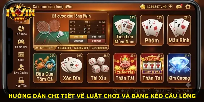 Hướng dẫn chi tiết về luật chơi và bảng kèo cầu lông