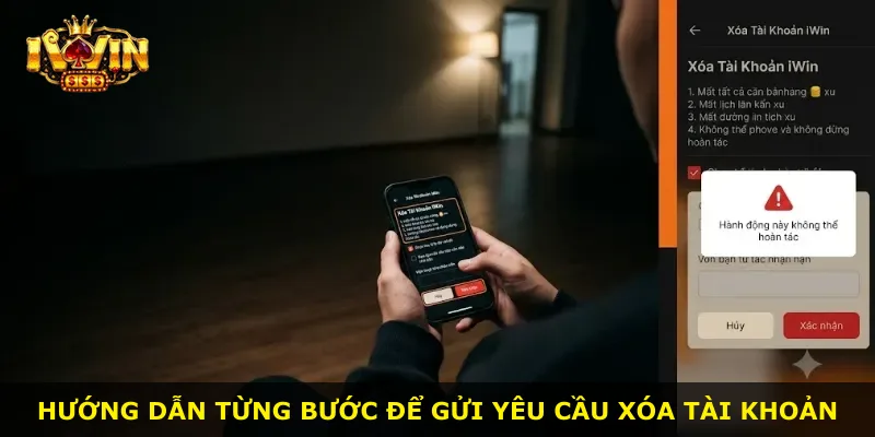 Hướng dẫn từng bước để gửi yêu cầu xóa tài khoản