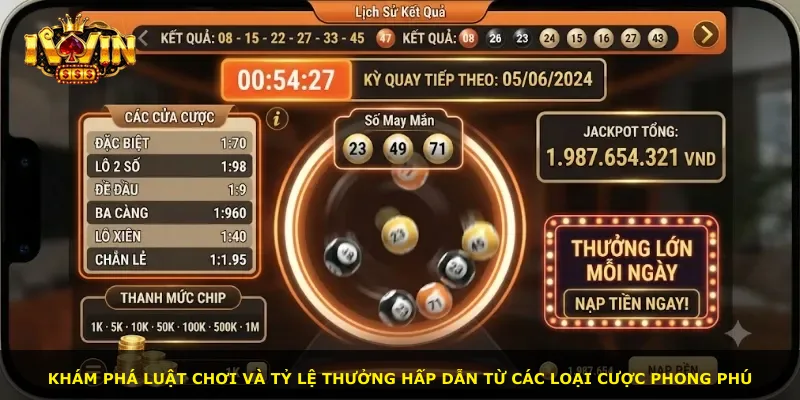 Khám phá luật chơi và tỷ lệ thưởng hấp dẫn từ các loại cược phong phú