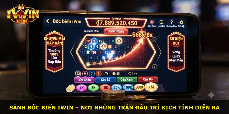 Sảnh Bốc Biển iWin – nơi những trận đấu trí kịch tính diễn ra