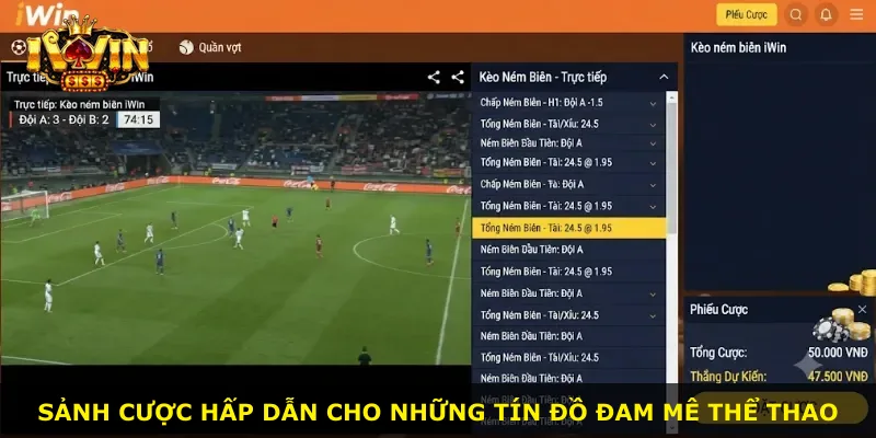 Sảnh cược hấp dẫn cho những tín đồ đam mê thể thao