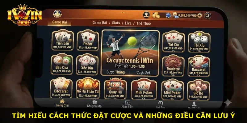 Tìm hiểu cách thức đặt cược và những điều cần lưu ý