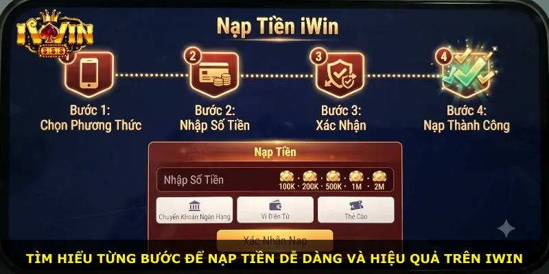 Tìm hiểu từng bước để nạp tiền dễ dàng và hiệu quả trên iWin