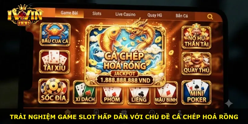Trải nghiệm game slot hấp dẫn với chủ đề Cá Chép Hoá Rồng